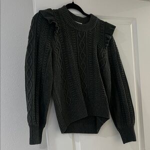 Madewell Dark Green Knit Pullover